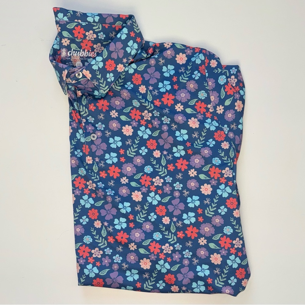 Chubbies Blue Floral Shirt